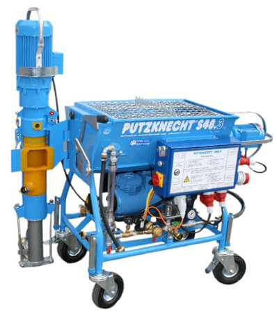 Nagy teljesítményű vakológépek